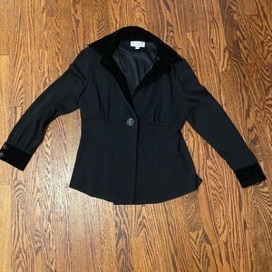 St. John velvet collar jacket